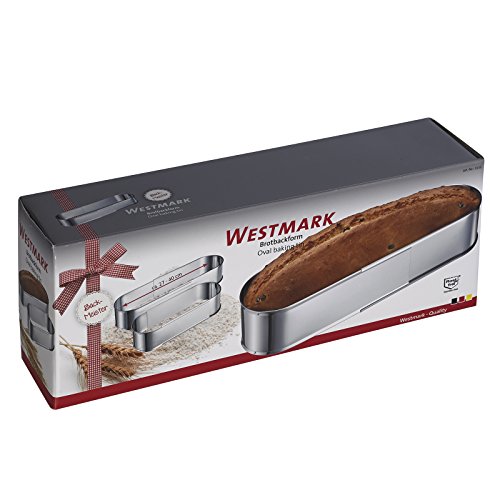 Westmark ausziehbare Backform, 27 bis 40 cm, Oval, Rostfreier Edelstahl, Silber, 31352260 - 7