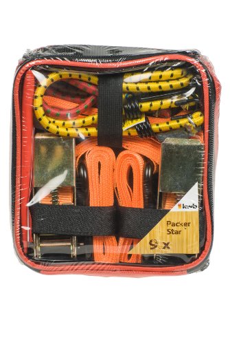 kwb Spanngurte-Set 983800 (in Transport-Tasche zur Ladungssicherung, inklusive 2 Gepäckspanner, 2 Ratschenspanngurte 2-teilig, 2 Zurrgurte, 1 Warnflagge) - 8