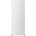 Fridgemaster MTZ55153E Freestanding Upright Freezer, 165 Litres, 143 cm Tall, 4 Star Freezer Rating, 55cm width, E Rated in White