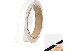 Självhäftande Vit Kanttejp 10m – Möbeltape För Reparationer, Träkanter och DIY-Projekt