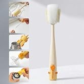 BUFFER&reg; 5&rsquo;i 1 Arada &Ccedil;ok Ama&ccedil;lı Şişe Temizleme Fır&ccedil;ası &ndash; S&uuml;rahi, Kavanoz, Pipet, Kapak, Emzik ve Biberon Temizlik Seti