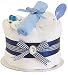 Signature Blue Single Tier Baby Boy Nappy Cake / Nappy Cakes / Baby Nappy Cakes / Baby Shower Gift Ideas / New Baby Gift / FAST DISPATCH