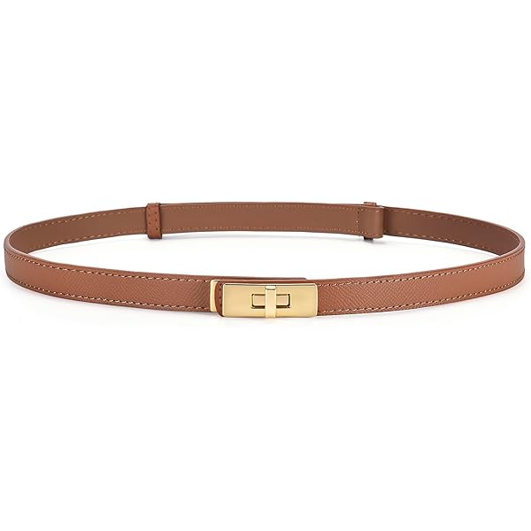 Smalle leren riem met logo op de houder voor dames | Ralph Lauren® BE