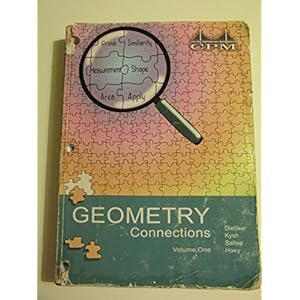 Geometry Connections: Version 3.0, Volume 1