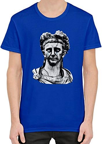 Bust Of Sad Claudius T-Shirt For Men| Custom -Printed Tee| 100% Superior Combed/Ring-Spun Cotton| Premium Quality DTG Printing| Unique Clothing For Men By Teezer Tee X-Large