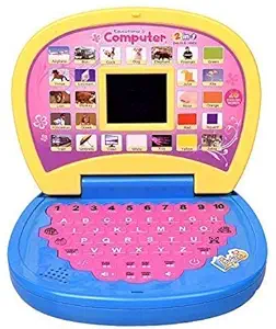 Standerd bright Toyshophy Kids Laptop, LED Display, with Music, Educational Laptop Learner with hinger Options