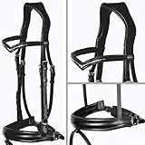 Material: Softleder Heinick-Reitsport Trense Soft Selection Schwarz anatomisch ~ Viamo ~ WB VB Größe Warmblut/Full