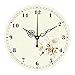 Produktbild Einfache Wanduhr/runde Wanduhr, Moderne Digitale leise dekorative Uhr, geeignet für Wohnzimmer, Schlafzimmer, Küche, Esszimmer