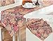 Produktbild TaiXiuHome American Countryside Tischdecke Pastoral Tee Tischläufer Rote Blume ca. 16x70 Zoll (40x180cm)