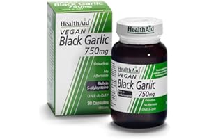 HEALTHAID Black Garlic 750mg NEW 30 capsule by Health Aid…