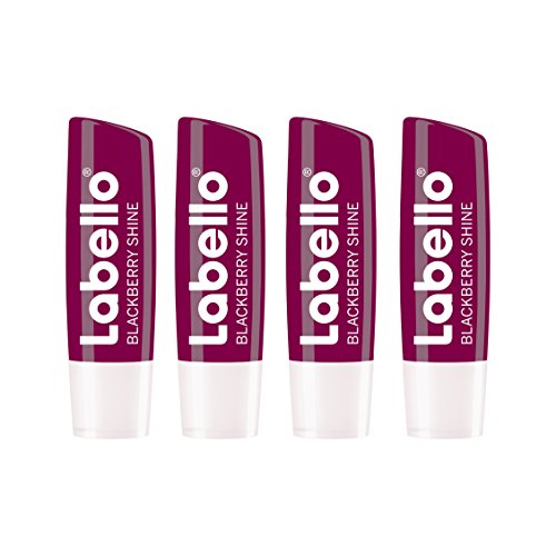 Labello Blackberry Shine, 4er Pack (4 x 5 g)