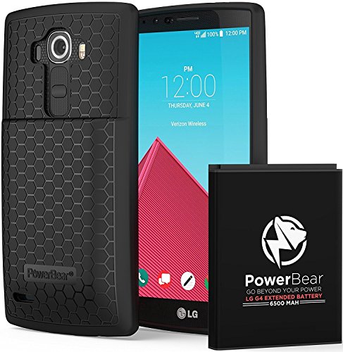 PowerBear Bater a Extendida LG G4 6 500mAh Cubierta Trasera y Carcasa Protectora Hasta 2 15X de Potencia de Bater a Adicional - Negra 24 Meses de Garant a y Protector de Pantalla Incluidos reviews PowerBear Bater a Extendida LG G4 6 500mAh Cubierta Trasera y Carcasa Protectora Hasta 2 15X de Potencia de Bater a Adicional - Negra 24 Meses de Garant a y Protector de Pantalla Incluidos