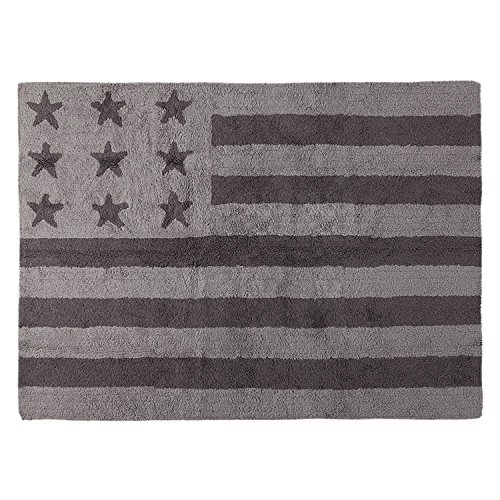 Lorena Canals Washable Rug (Flag American/Light Grey/Dark Grey)