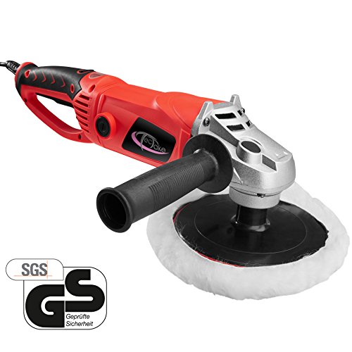 TecTake Máquina de pulir pulidora limpieza profesional 1600 vatios