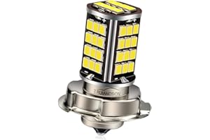 Ruiandsion 1pc P26S LED Lampadina motociclo Moto Faro DC 6V Super Bright 3030 56SMD Chipset 6000 K Bianco