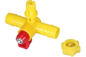 Sheens Abreuvoir Poules, 10pcs Abreuvoir Lapin Poulet Abreuvoir Automatique Poule Tetine Abreuvoir Poulet Canard Oiseau Nippler Waterer Distributeur