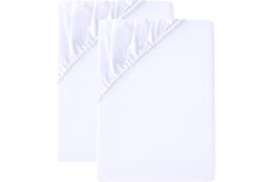 VICTORIA & CARTER 2 Pack Small Double Fitted Sheet (30cm) - 4ft Ultra Soft Microfibre Bed Sheets, Breathable, Shrink and Fade Resistant, Easy Care for Small Double Beds (Small Double/4ft, White)
