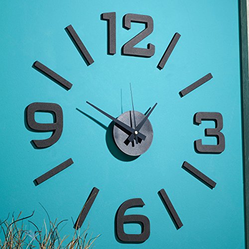 PEARL 1-Meter XXL-Design-Wanduhr zum Aufkleben - 2