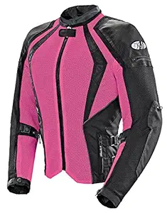 Joe Rocket Cleo Elite Women's Mesh Motorcycle Jacket (Pink, Small)