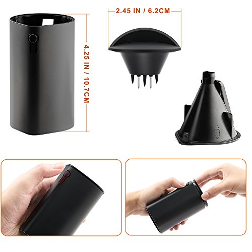 Ipow 2 Klingen Gemüse Spaghetti Schneider mit Sparschäler und Reinigungsbürste. Perfekt für Gemüse Spiralschneider, Kartoffel, Zucchini, Spargelschäler, Gurkenschneider, Spülmaschinenfest - 5