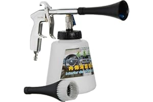 YIFAA Pistolet de Nettoyage Voitures,Nettoyant pour Intérieur de Voiture Nettoyeur de sièges d'auto Pulvérisateur (Buses Noires)