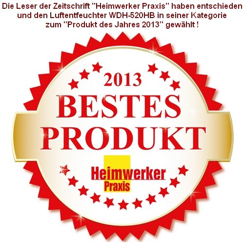 Aktobis Luftentfeuchter, Bautrockner WDH-520HB (bis 25 L/T) - 7