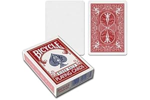 Jeu bicycle dos Rouge/ face Blanche