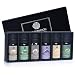 Lagunamoon Essential Oils Top 6 Gift Set - Lavender,Tea Tree,Peppermint,Rosemary,Lemon,Frankincense - Therapeutic Essential Oil 10ml each bottle, 6 Pack