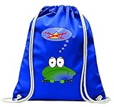 'Turn Bolsa 'Frog de Triste de verde de Anfibios de animales de pensamiento de corona de cuento...