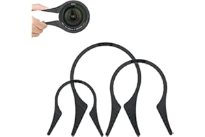 JJC Juego de 3 llaves de filtro de lente de cámara (37-52 mm, 55-72 mm, 77-95 mm), herramienta de extracción de filtro para rosca de lente de 37-95 mm para cámaras Canon Nikon, Sony, Fuji