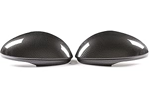 METYOUCAR 1 Paia In Fibra di Carbonio Stile Aletta Specchio Copre Auto Laterale Copertura Dello Specchio Retrovisore Copertura Trim per Alfa Romeo Giulia 2017-2018