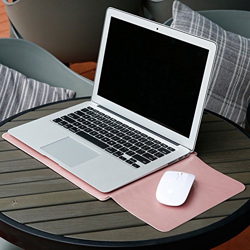 MojiDecor Schlanke Leder Sleeve H  lle f  r MacBook Air 13 Zoll   MacBook Pro Retina 13 Zoll Laptoph  lle Tasche mit Externes Mousepad