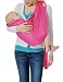 Kangaroobaby® Breathable Carrier Adjustable Ring Water sling for Newborn Baby (Pink)