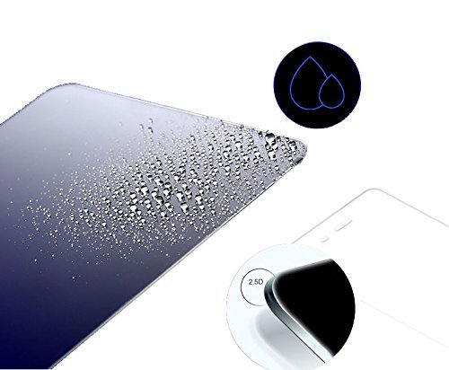 Panzerglas Vollabdeckung Apple iPhone 6 / 6S Schwarz, Ejut® Panzerglas Vollabdeckung Displayschutzfolie für Apple iPhone 6 iPhone 6S Schutzfolie Glasfolie Bildschirmfolie Screen Protector aus Hartglas Premium 9H Härtegrad Ultra Klar runde Rand kratzenfest Bruchfest 0,33mm 1-Pack (schwarz) - 3
