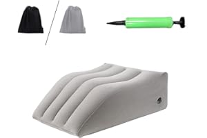 OHHGO Venenkissen Beinhochlagerungskissen, Beinerhöhungskissen,aufblasbare Keilkissen, Beinkissen Hochlagerung, Aufblasbare Keilkissen Komfort Verbesserung der Durchblutung und Reduzierung von Schwellungen