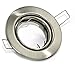 Produktbild Decken Einbaustrahler Einbauspot Farbe edelstahl-gebürstet Classic Tom K9222 230V o. Leuchtmittel für Halogen und LED-Strahler