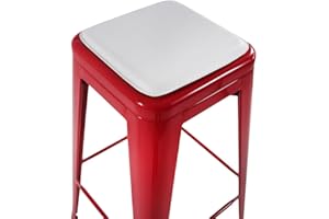 hjh OFFICE 645033 Cojín magnético PILOW II Piel sintética Blanco, El complemento Ideal al VANTAGGIO Taburete, Acolchado