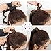 S-noilite Wrap Around Ponytail Clip in Hair Extensions One Piece Magic Paste Pony Tail Long Straight Wavy Curly Soft Silky for Women (17 inches-Curly, Ash blonde)