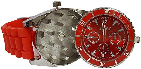 New Stylish Watch Grinder Compact and Easy to Use in Red by ismoketime®