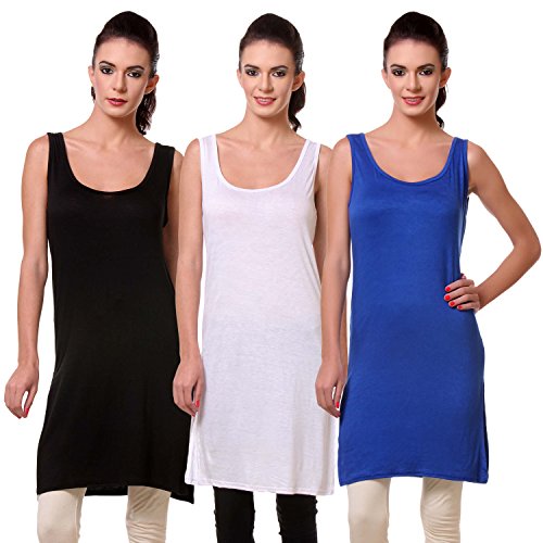 TeeMoods Womens Cotton Chemises, Long Slips-Pack of Three RS.879 (58.00% Off) - Amazon