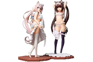 GOOYEH Gooye 2pcs NEKOPARA Figur Chocola/Vanilla Action Figur Schönheit Mädchen Anime Figuren PVC Statue Sammlung Modell Desktop Ornamente Geburtstag 10-26cm