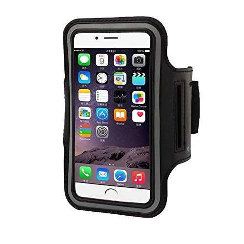 Iphone 6   6s Funda Brazalete Gimnasio Corriendo Deporte Brazalete Funda Para el iphone 6   6s 4 7Inch  Negro 