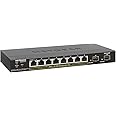 NETGEAR 10-Port PoE Gigabit Ethernet Smart Switch (GS310TP) - Managed with 8 x PoE+ @ 55W, 2 x 1G SFP, Desktop or Wall Mount, S350 Series