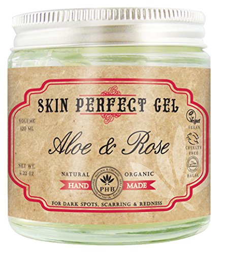 PHB Organic Skin Perfect Gel with Aloe and Rose, 120 ml