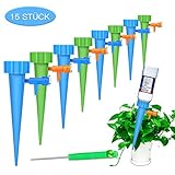 【EINSTELLBARE FLIEßRATE】Das Ventil kann die Tropfgeschwindigkeit 0-60 s / 1 Tropf kontrollieren, Langsames Abtropfen dauert 1-15 Tage.Ideal für kurze Geschäftsreise oder kurzen Urlaub.