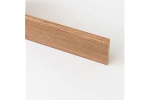 MEFRA 10 PZ Di BATTISCOPA IN MDF ROVERE MEDIO MM.10X70X2400