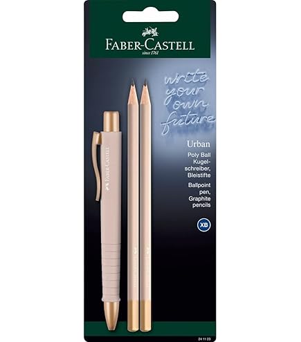 Penna A Sfera Faber-Castell Grip - Mina XB Blu, Impugnatura Ergonomica
