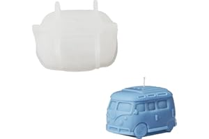 Boowan Nicole Car-Shaped Silicone Candle Mold - Create Fun and Unique Automotive Candles - Durable and Easy-to-Use Mold for DIY Candle Making - Ideal for Car Enthusiasts