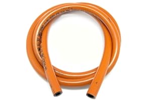 REPORSHOP Tubo Goma Butano 1,5 Metros Homologado – Manguera de Gas para Butano y Propano – Alta Resistencia y Seguridad – Con Fecha de Fabricación y Caducidad – Instalación Doméstica o Comercial
