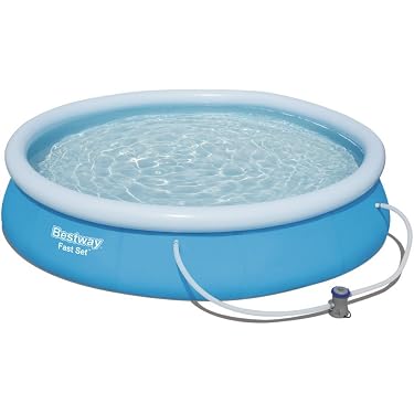 CHEOTIME Aufblasbarer Pool – 3-lagiges PVC-Family-Schwimmbecken, Rund, 527 Liter Fassungsvermögen, Für Kinder & Erwachsene, Einfacher Aufbau, Perfekt Für Garten, Hof & Reise